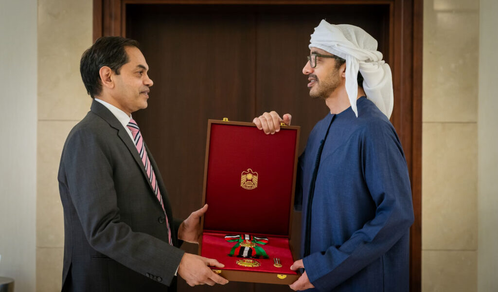 UAE President Confers First-Class Order Of Zayed II On Indian Ambassador