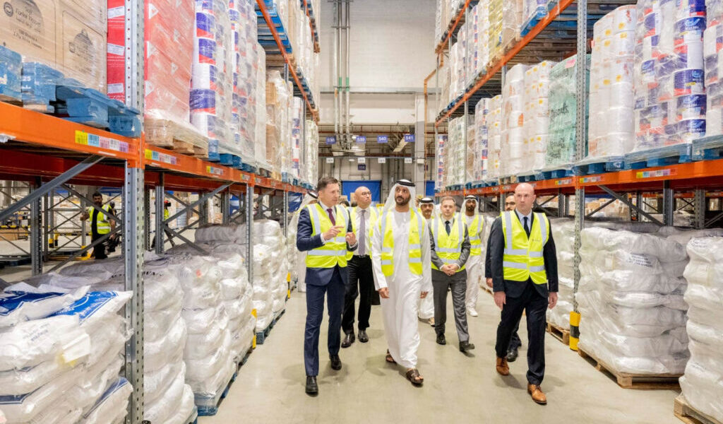 Minister Of Economy And Tourism Inspects Food Supply And Procurement Operations At Carrefour Distribution Centre
