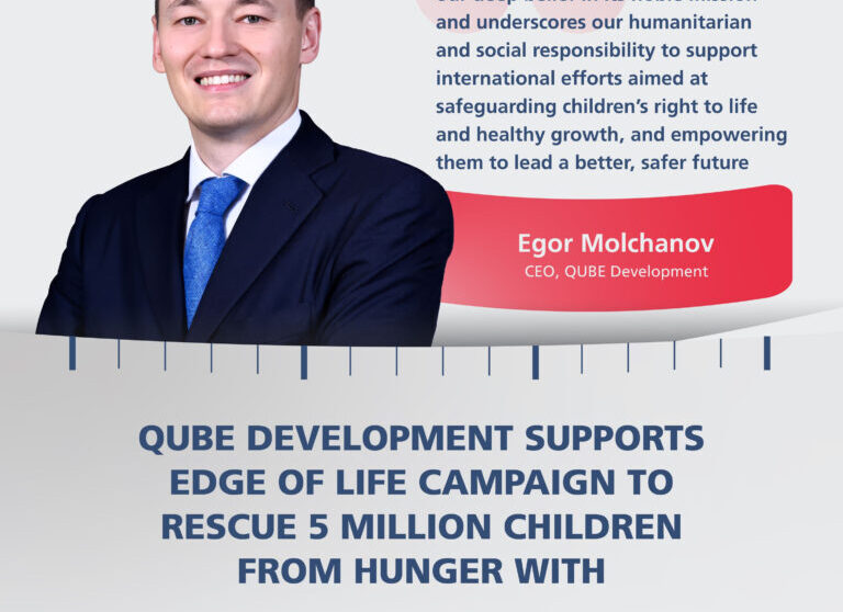 QUBE Development Contributes AED2 Million To Edge Of Life Campaign