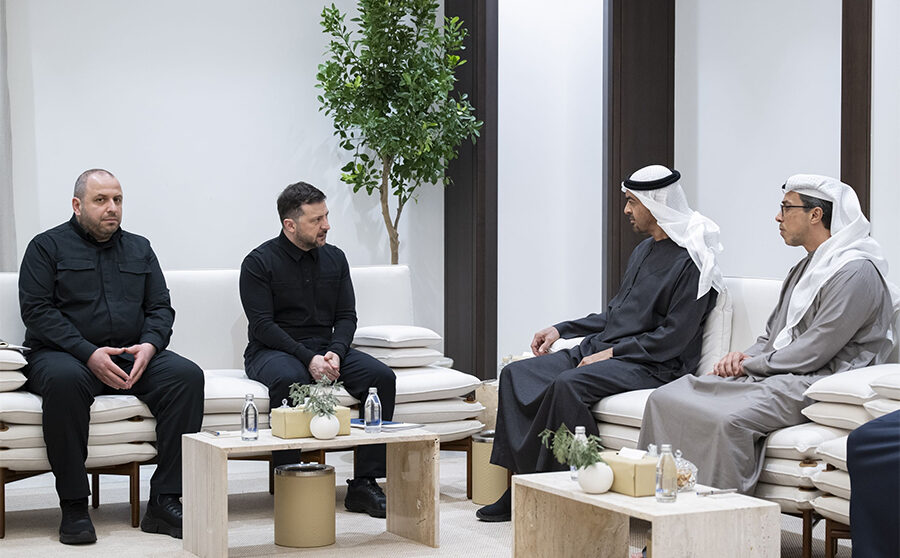 UAE And Ukrainian Presidents Discuss Cooperation And Regional Developments
