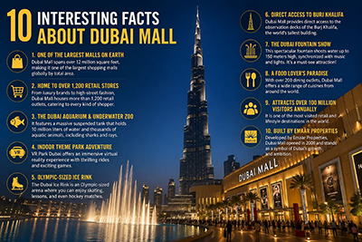 The Dubai Mall. Interesting Facts