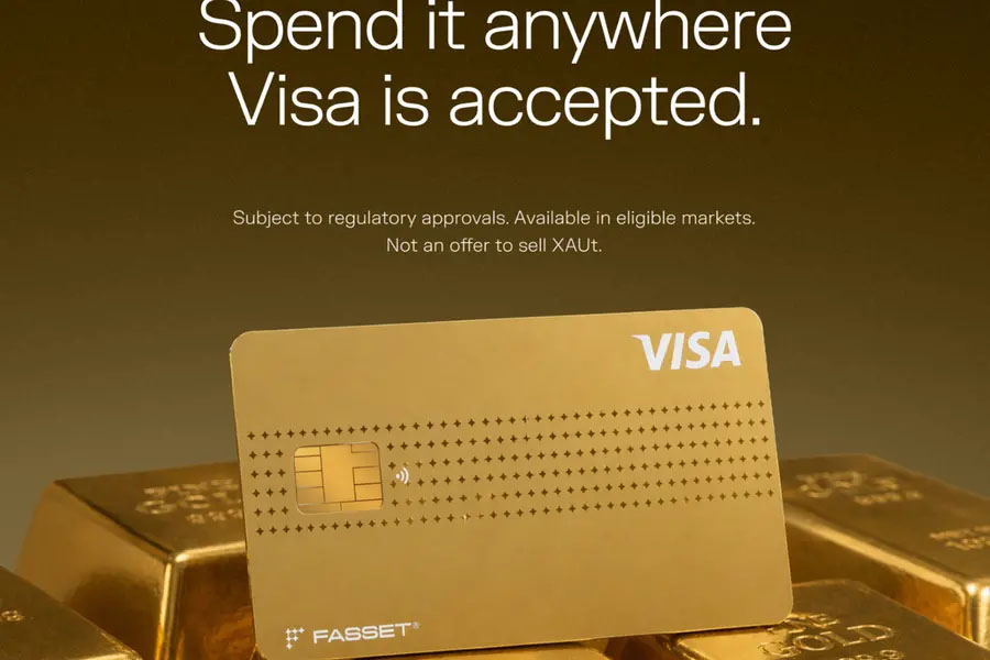 Tether Collaborates With Fasset To Launch The First Gold-Backed Visa Card And ATMs Globally