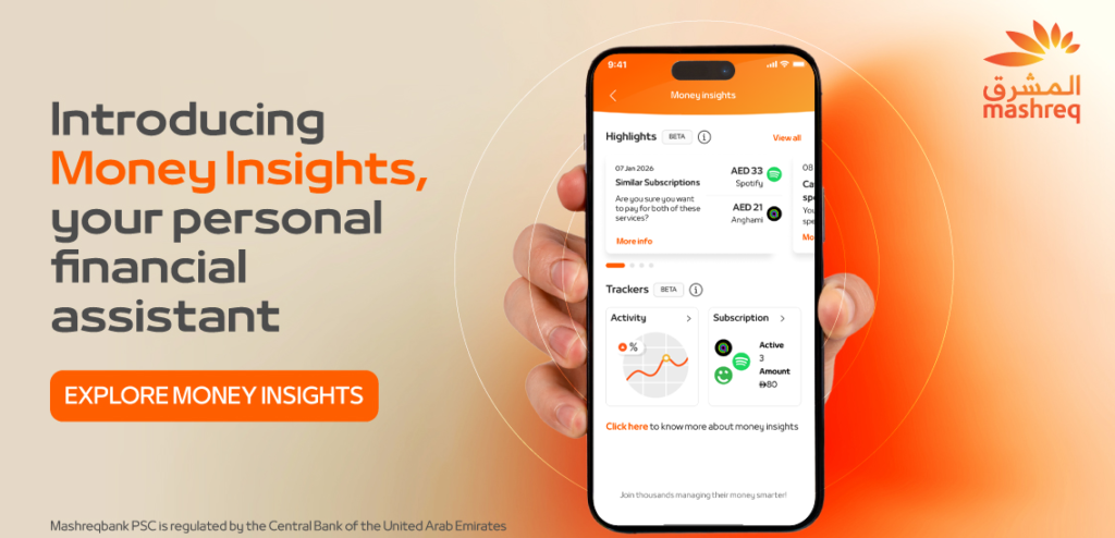 Mashreq Launches Money Insights, A Financial Manage Menttool Providing Clarity On Everyday Banking In The UAE