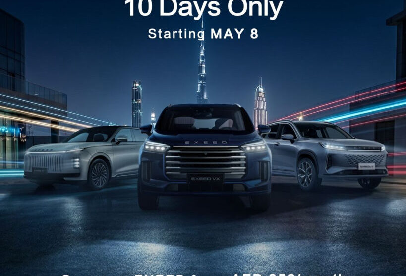 EXEED UAE Announces Limited-Time Flash Sale Across Its Premium Model Line-Up