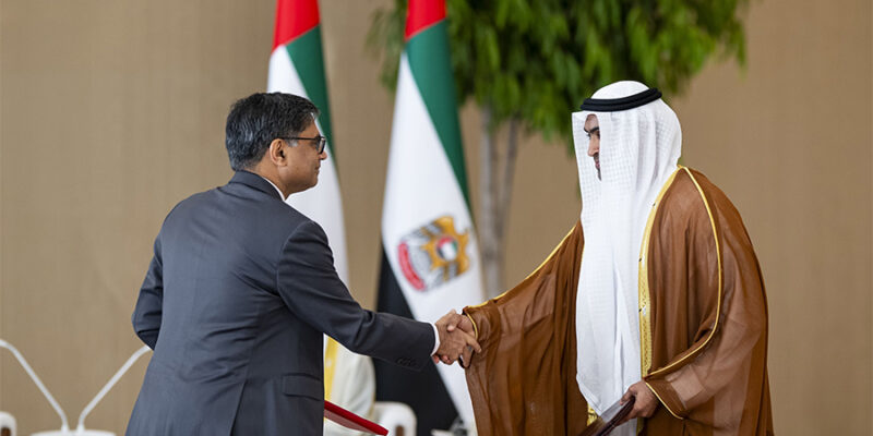 UAE President And Indian Prime Minister Witness Exchange And Announcement Of Agreements And MOUs Between The Two Countries