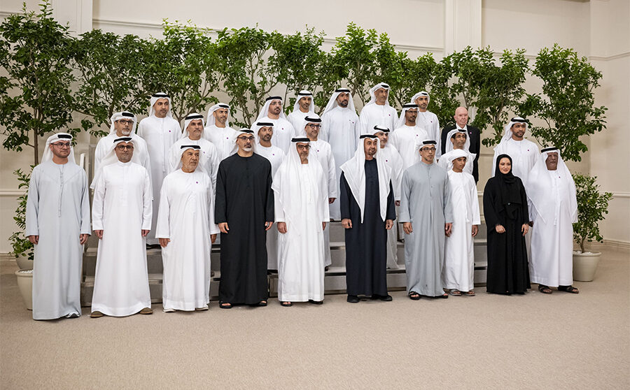 UAE President Receives Delegation From Abu Dhabi Investment Authority On Its 50th Anniversary