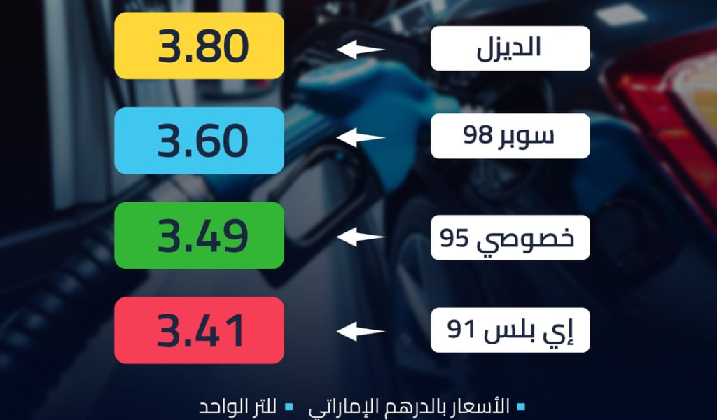 UAE Fuel Price Committee Announces Prices For August