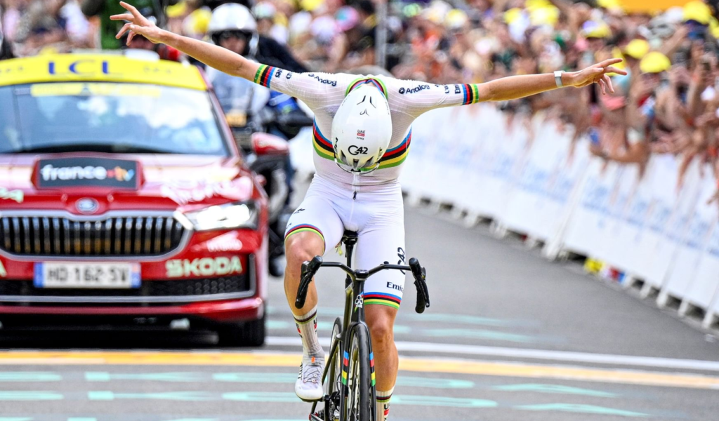 UAE Team Emirates XRG’s Pogačar Conquers Pyrenees To Take Stage Win, Tour De France Lead