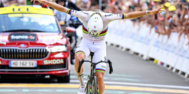UAE Team Emirates XRG’s Pogačar Conquers Pyrenees To Take Stage Win, Tour De France Lead
