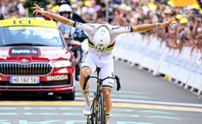 UAE Team Emirates XRG’s Pogačar Conquers Pyrenees To Take Stage Win, Tour De France Lead