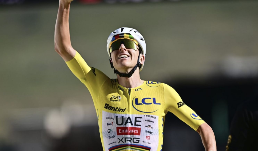 UAE Team Emirates-XRG’s Tadej Pogačar Vanquishes Alpe d’Huez In Record Speed At Tour De France