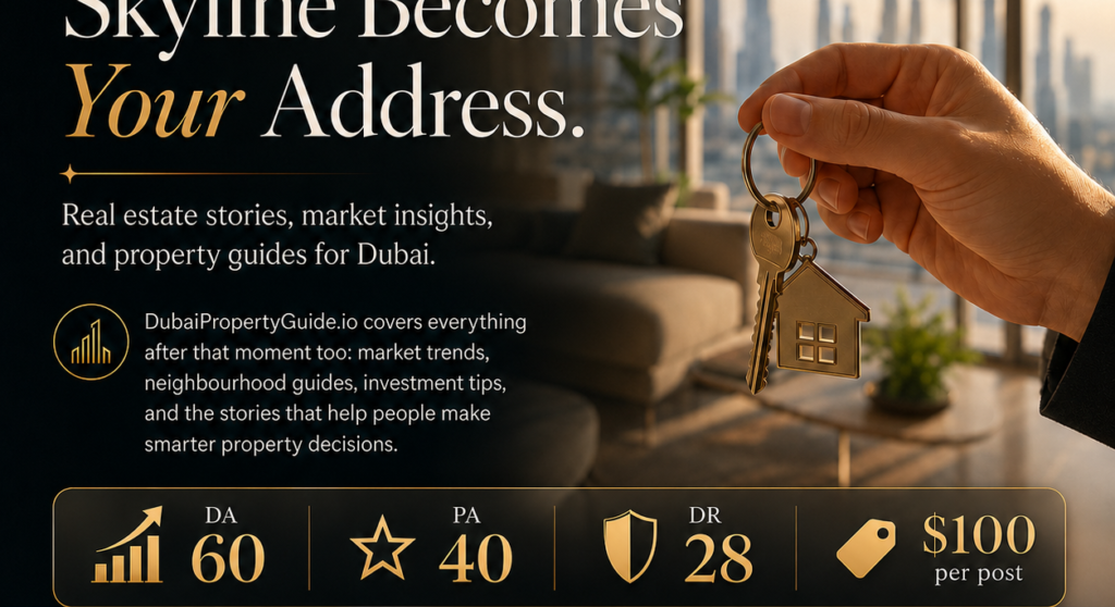 DubaiPropertyGuide.io – Setting Standards For Real Estate Reporting