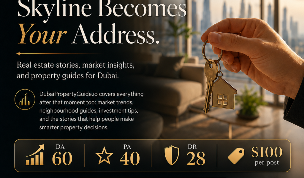 DubaiPropertyGuide.io – Setting Standards For Real Estate Reporting