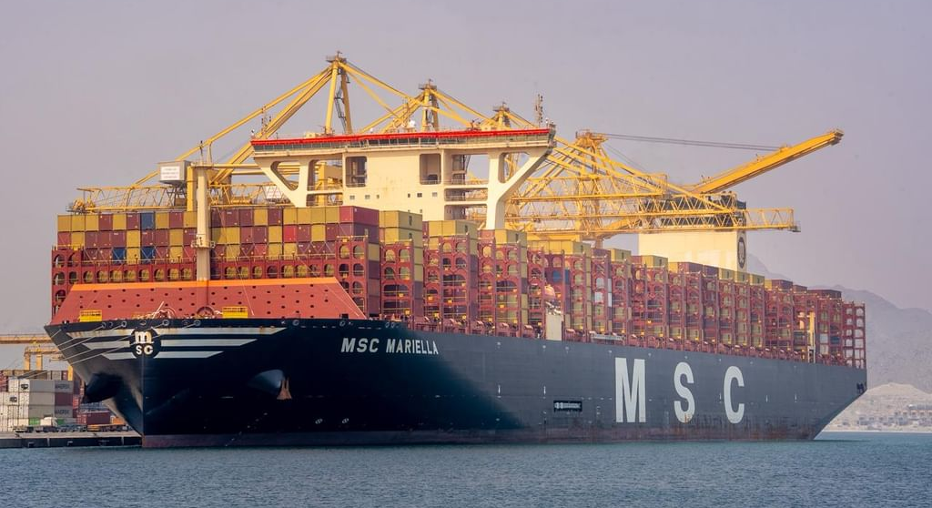 Khorfakkan Port Welcomes MSC MARIELLA