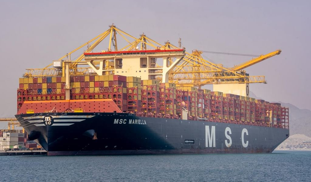 Khorfakkan Port Welcomes MSC MARIELLA