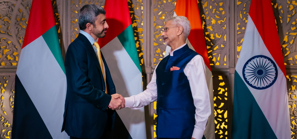 Abdullah Bin Zayed Meets Indian Foreign Minister In Mumbai
