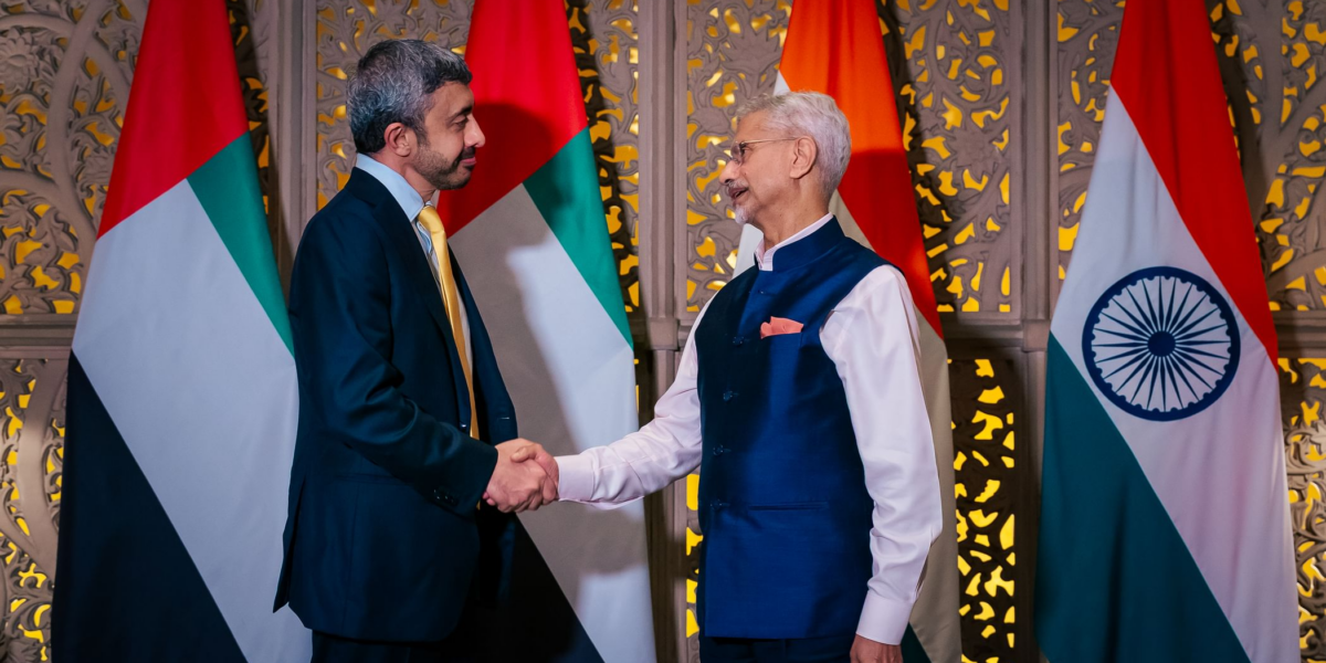 Abdullah Bin Zayed Meets Indian Foreign Minister In Mumbai