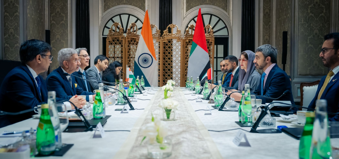 Abdullah Bin Zayed Holds Expanded Meeting With Indian External Affairs Minister In Mumbai