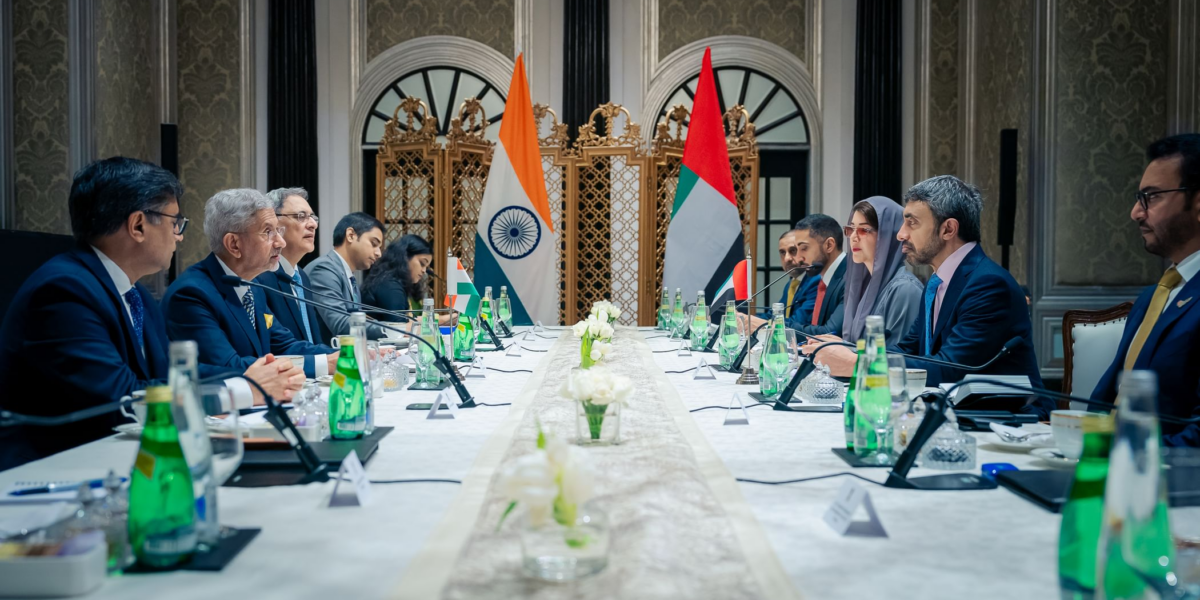 Abdullah Bin Zayed Holds Expanded Meeting With Indian External Affairs Minister In Mumbai